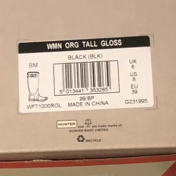 NEW ❤️❤️❤️ Hunter Black Women's Winter & Rain Boots - Picture 9 of 11